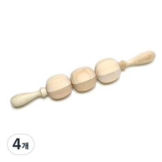 JAYJUN 扁柏腹部腿部按摩器, 4個, 混合色