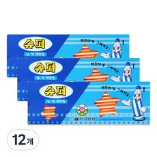 지구화학 슈퍼색연필 낱색 주황 12p, 1색, 12개
