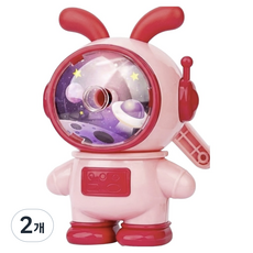 I Nara Edu 宇宙兔子削鉛筆機, 2個, 粉紅色