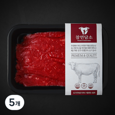 참연담소 국내산 소고기 잡채용 (냉장), 5개, 300g