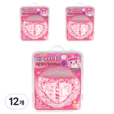 로보카폴리 4중필터 입체방한대, 1개입, 12개, 핑크