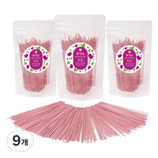 무색소 천연 백년초 무염국수, 50g, 9개