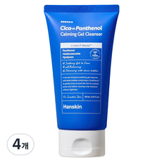 한스킨 시카 판테놀 진정 젤 클렌저, 4개, 150ml