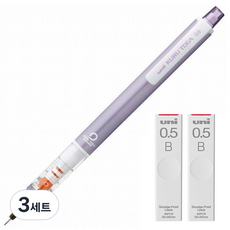 쿠루토가 샤프 스탠다드 모델 바이올렛 M5-450 + 전용 샤프심 B 2p 세트, 0.5mm, 3개