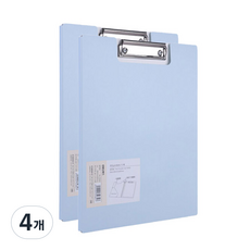 deLi 得力 封面板夾 報告夾 A4 72500, 藍色, 4個