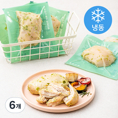 브랜드닭 스팀 닭가슴살 청양고추 (냉동), 100g, 5개입, 6개