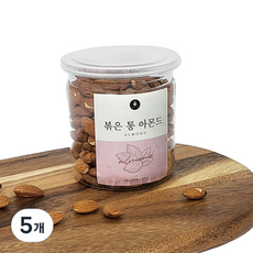 아름다운정성 볶은 통 아몬드, 250g, 5개