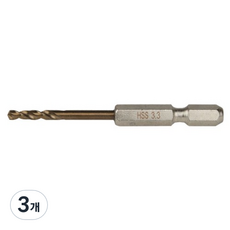 이엑스파워 하이스드릴 육각 M 3.3 EHD-33H, 3개