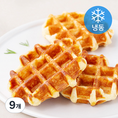 와필레 플레인 와플 (냉동), 70g, 1개입, 9개