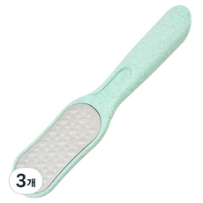 쭈비니네 깔끔한 발각질제거기 녹색, 60g, 3개, 1개입