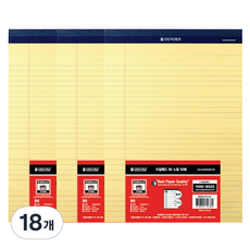 OXFORD B5 法律便條本, 黃色, 18個, 50張