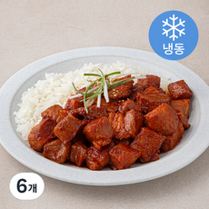 미트엔조이 큐브 제육덮밥용, 300g, 6개