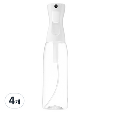 코멧 안개분사 분무기 500ml, 4개, 화이트