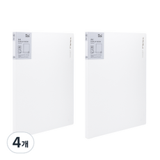 DELI 누사인 파스텔 넘버링 클리어파일 NS190 40p, 파스텔화이트, 4개