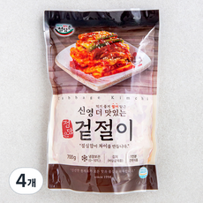 신영 정담은 더 맛있는 겉절이, 700g, 4개