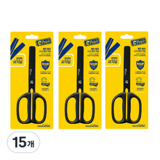 Peace Tools 方形安全剪刀, 黑色, 15個