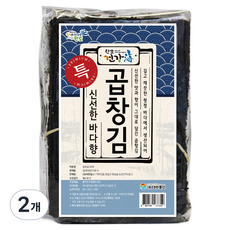 莞島產炭烤腸石海苔 50片入, 2個, 180g