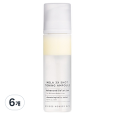 원더바스 멜라 3엑스 샷 토닝 앰플, 130ml, 6개