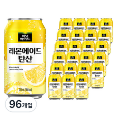 미닛메이드 레몬에이드 탄산음료, 355ml, 96개