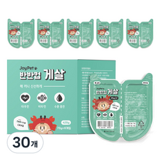 조이펫 고양이 반반컵 간식, 게살, 70g, 30개