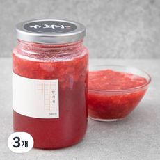 유화당 딸기청, 500ml, 3개