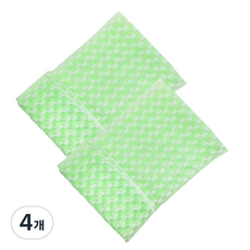 오션타올 까슬까슬 스퀘어 샤워타올, LIGHT MINT, 4개, 1개입