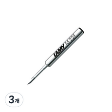 LAMY 컴팩트 볼펜 리필심 0.8mm, 블랙, 3개