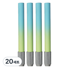 미소로운 연필 홀더 세트 A타입, 20세트, 블루그린