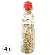 Haetsalnarae 乾淨的焙炒芝麻, 4個, 120g