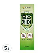모스케어 에프 액 스프레이, 60ml, 5개