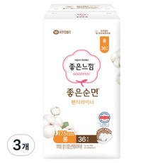 GOODFEEL 優質純棉長護墊, 長, 36件, 3個