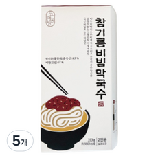 고메공방 참기름 비빔막국수, 5개, 353g