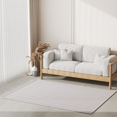 자시스 헤링본 패턴 사계절 단모 미끄럼방지 러그 카페트