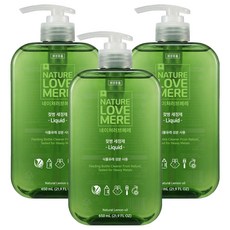네이쳐러브메레 젖병 세정제 액상형 650ml, 3세트