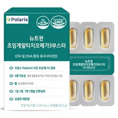 NYUTEUWON rTG型低溫萃取Omega-3膠囊 34.2g, 30顆, 1盒