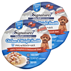 Signature7 心寵 全齡犬 體重控制犬巧鮮杯 SN-CP-03 雞肉 + 番茄 + 左旋肉鹼 6罐, 減肥（維持體重）, 480g, 2組