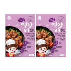 홈앤키즈 먹보대장 떡갈비, 2개, 100g