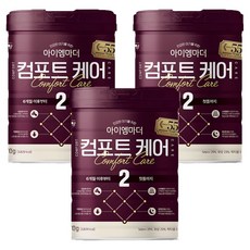 아이엠마더 민감한 아기를 위한 컴포트 케어 분유 2단계, 800g, 3개