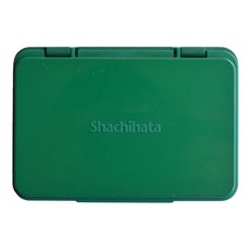 Shachihata 寫吉達 油性印台, 綠色, 1個