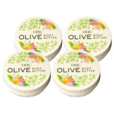 DHC 純欖潤澤美體霜，優異潤澤力，清爽不油膩, 100g, 4瓶