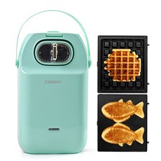 LIVING SENSE 2合1手提定時三明治鬆餅機, LS-WM235TM（全新）