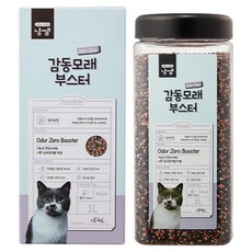냥쌤 감동모래 오도제로 부스터 벤토나이트 고양이 모래, 1L, 1개