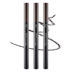 더페이스샵 디자이닝 아이브로우 오토펜슬 0.3g, 04 블랙 브라운, 3개