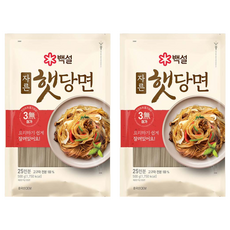 CJ BEKSUL 白雪 韓式冬粉 已切 Q彈 無使用明礬, 500g, 2包