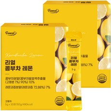 퍼니트 리얼 콤부차 레몬, 5g, 30개입, 2개