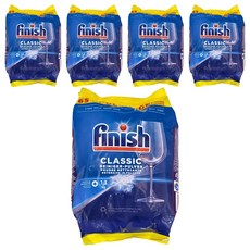 finish 洗碗機專用 洗滌粉, 1.3kg, 5袋