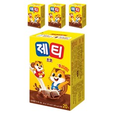 DONGSUH 東西食品 Jetty巧克力沖泡粉, 17g, 20條, 4盒