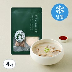 복선당 제주 돔베고기 국밥 2인분 (냉동), 500g, 4개