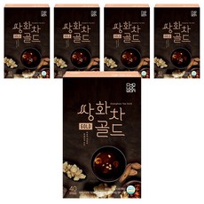 초록원 쌍화차 골드, 15g, 40개입, 5개