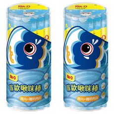 Me-O 咪歐 啾咪棒肉泥 營養補充 便攜設計 條狀包裝, 雞肉 + 雞肝口味, 540g, 2罐